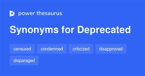 depricated|another word for deprecated.